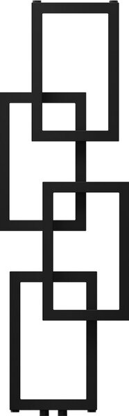 Mexen Grid, dekorativní koupelnový radiátor 1115 x 360 mm, 279 W, černá, W215-1115-360-00-70