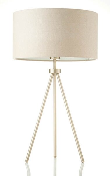 Endon 66986 - Stolní lampa TRI 1xE27/40W/230V mosaz/béžová