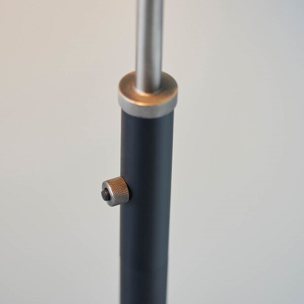Endon 98753 - Stojací lampa FRANKLIN 1xE27/10W/230V matný chrom/antracit