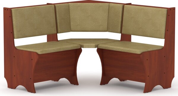 Rohová lavice CHILE (Barva dřeva: kalvados, Materiál potahu: tkanina - toronto brown)