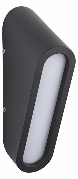 PAULMANN LED venkovní nástěnné svítidlo Cliff IP44 64x116mm 3000K 9,5W 230V antracit hliník