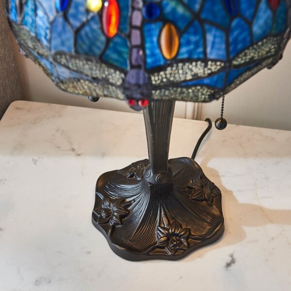 Endon 64090 - Stolní lampa Tiffany DRAGONFLY 2xE27/60W/230V pr. 30 cm