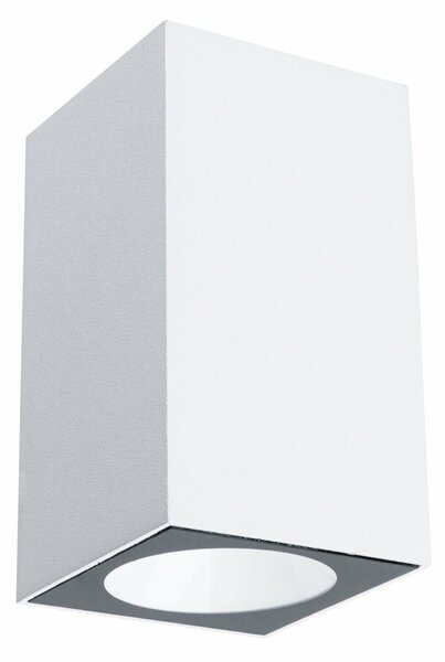 PAULMANN LED venkovní nástěnné svítidlo Flame neláká hmyz IP44 hranaté 58x103mm 2200K 4W 230V 75° bílá kov