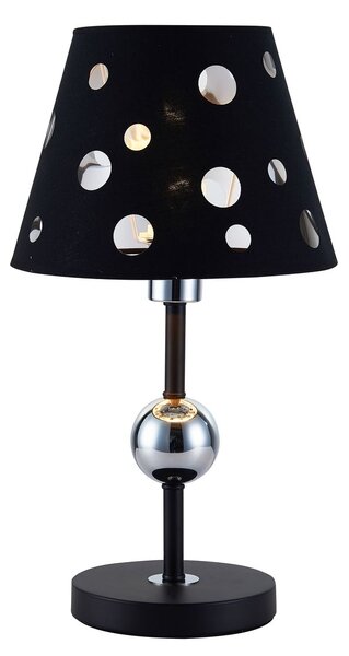 CLX Stolní designová lampa TREVISO, 1xE14, 60W, černá 50501107
