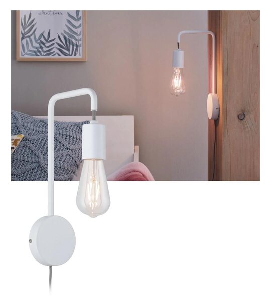 Paulmann 79811 - 1xE27/40W Nástěnné svítidlo CALVANI 230V bílá
