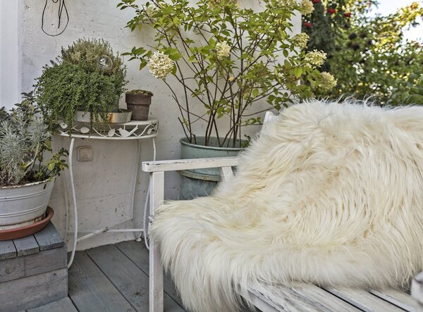 ARCTIC FUR Islandská ovčí kůže XXLBIGGY bílá