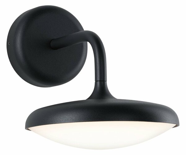 PAULMANN LED venkovní nástěnné svítidlo Nostro IP44 kruhové 180x250mm 3000K 10W 230V antracit hliník