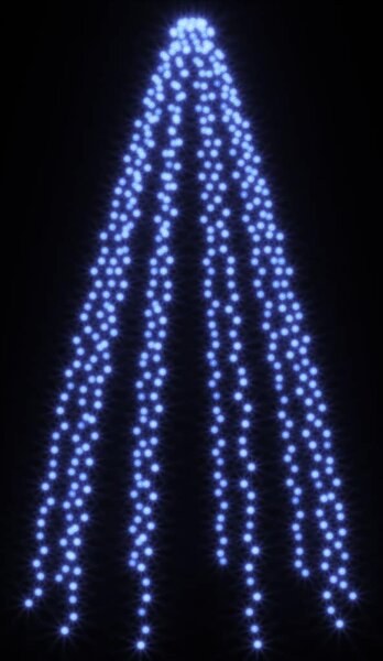 Světýlka na stromeček 500 modrých LED 500 cm dovnitř i ven 328898