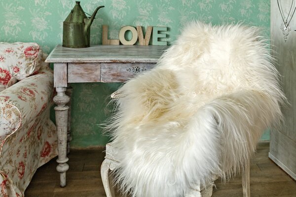 ARCTIC FUR Velká islandská ovčí kůže BIGGY bílá