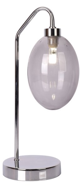 CLX Stolní moderní lampa GROSSETO, 1xG9, 10W, šedé 50501224