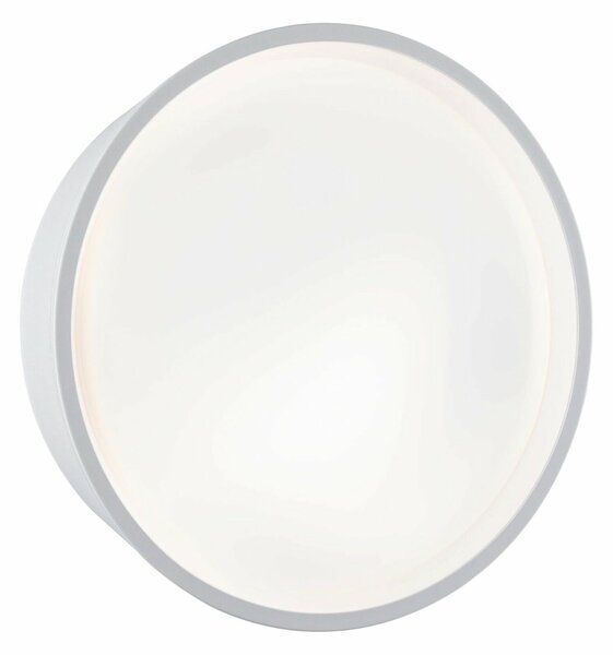 PAULMANN LED venkovní nástěnné svítidlo Platomo IP44 kruhové 180mm 3000K 14,5W 230V bílá umělá hmota