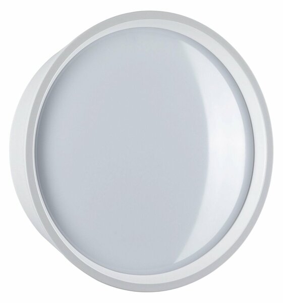 PAULMANN LED venkovní nástěnné svítidlo Platomo IP44 kruhové 180mm 3000K 14,5W 230V bílá umělá hmota