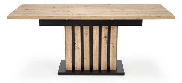 Jídelní stůl Lamello 160 cm, dub artisan / černá