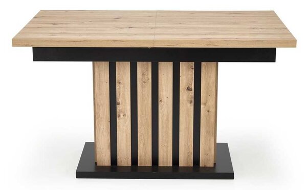 Jídelní stůl Lamello 160 cm, dub artisan / černá