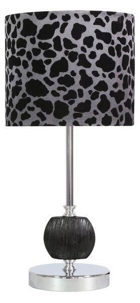 CLX Moderní stolní lampa PIERSANTI, 1xE27, 60W, černá 41-34632