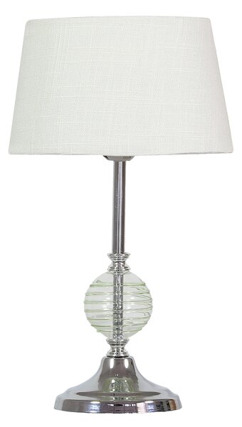 CLX Moderní stolní lampa PALERMO, 1xE27, 60W, bílá 41-34618