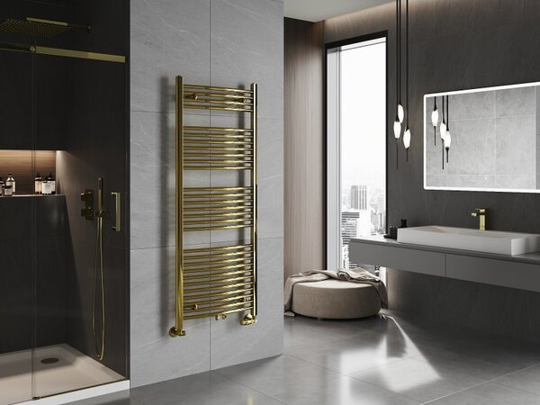 Mexen Ares, topné těleso 1500x600 mm, 579 W, zlatá lesklá, W102-1500-600-00-50