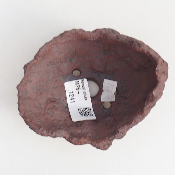 E-bonsai Keramická Skořápka 10 x 8 x 8,5 cm hnědá