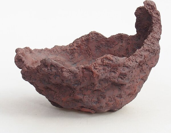 E-bonsai Keramická Skořápka 13 x 11 x 12 cm hnědá
