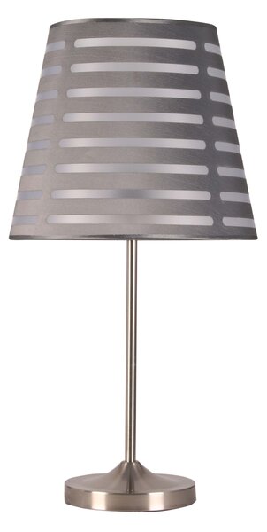 CLX Moderní stolní lampa TORCELLO, 1xE27, 60W, šedá 41-18994