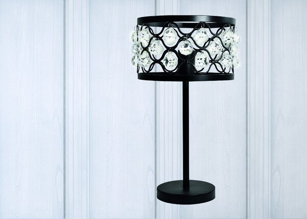 PLX Moderní stolní lampa LINCOLN, 1xE27, 60W, černá