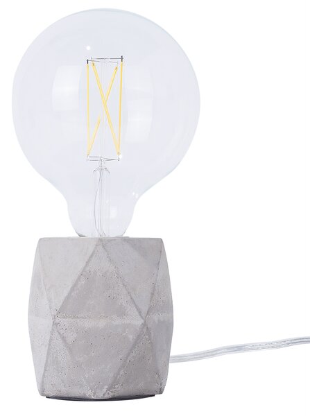 Stolní lampa světle šedá betonová 10 cm BESAYA
