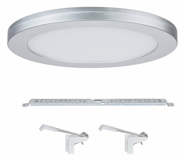 PAULMANN LED vestavné svítidlo 2v1 Cover-it kruhové 225mm 4000K matný chrom