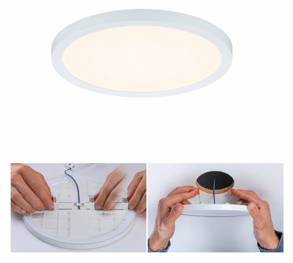 PAULMANN LED vestavné svítidlo Areo VariFit IP44 3-krokové-stmívatelné 175mm 13W 3.000K bílá 930.49