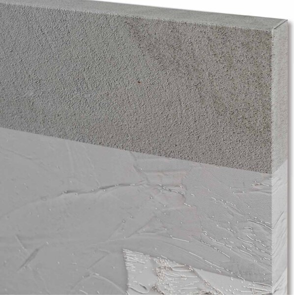 Somcasa Šedý abstraktní obraz Corner 80 x 60 cm