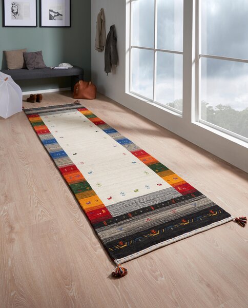 ORIENTÁLNÍ KOBEREC, 80/300 cm vícebarevná, přírodní barvy Cazaris - Orientální koberce