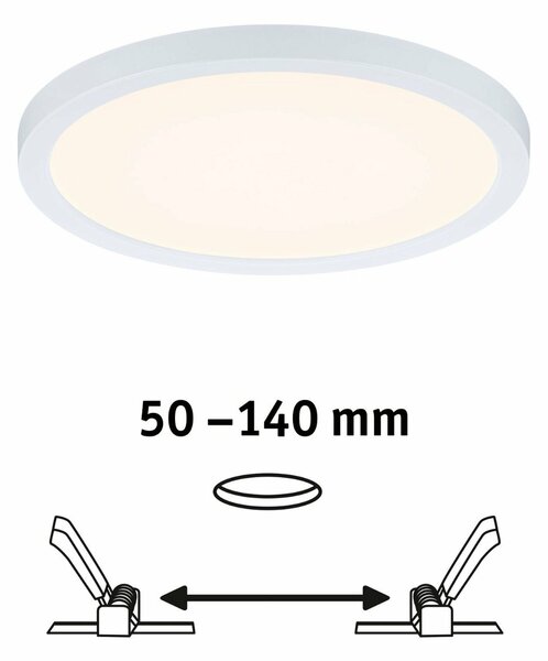 PAULMANN Smart Home Zigbee LED vestavné svítidlo Areo VariFit IP44 kruhové 175mm 13W bílá měnitelná bílá 930.43