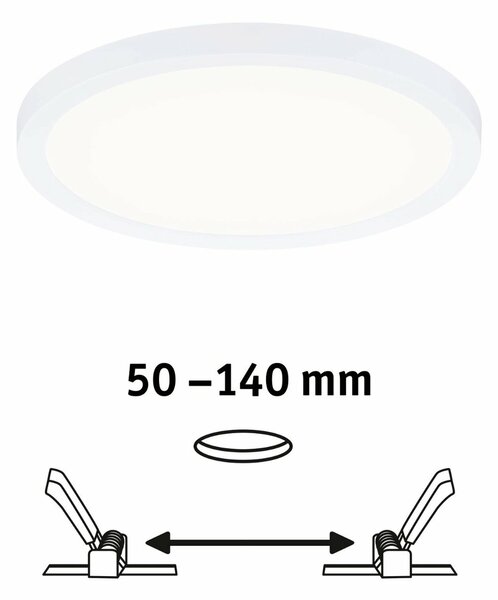 PAULMANN LED vestavné svítidlo Areo VariFit IP44 kruhové 175 13W 4.000K bílá 930.36