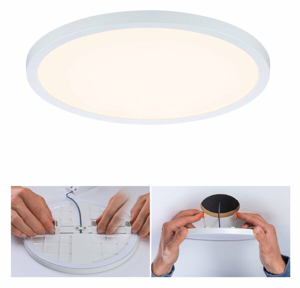 PAULMANN LED vestavné svítidlo Areo VariFit IP44 3-krokové-stmívatelné 230mm 16W 3.000K bílá 930.50