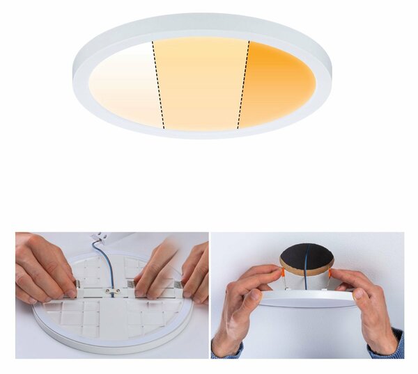 PAULMANN LED vestavné svítidlo Areo VariFit IP44 kruhové 175mm 13W bílá mat WarmDim 3-krokové-stmívatelné 929.89