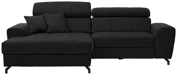 ROHOVÁ SEDAČKA, textil, barvy grafitu Carryhome - Sedací soupravy, Online Only