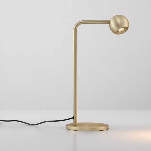 Nova Luce Zlatá kovová stolní LED lampa Sfera