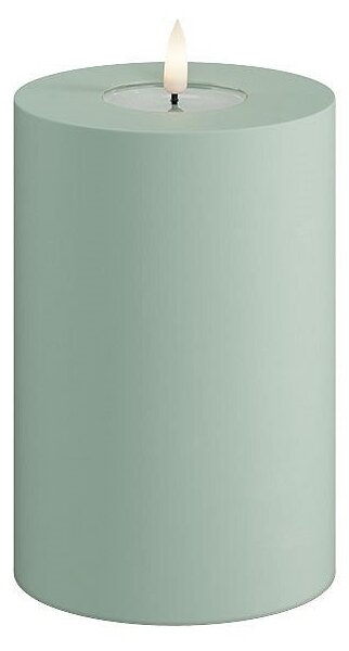 Venkovní LED svíčka Salvie Green 15 cm