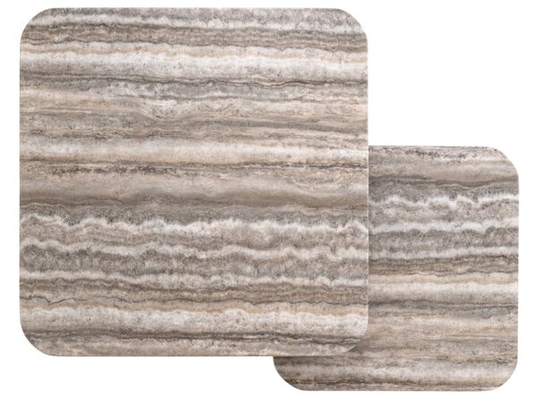 -25 % Dny MOMENTI– Richmond Set dvou kamenných konferenčních stolků Dulce 60x60 / 80x80 cm