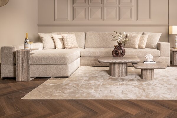 -25 % Dny MOMENTI– Richmond Set dvou kamenných konferenčních stolků Dulce 60x60 / 80x80 cm