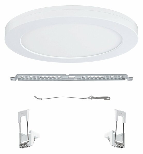 PAULMANN LED vestavné svítidlo Cover-it kruhové 225mm, 16,5W 4000K bílá mat Panel pro vestavnou i přisazenou montáž 953.89