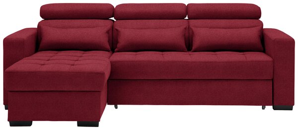 ROHOVÁ SEDAČKA, textil, červená Carryhome - Sedací soupravy, Online Only