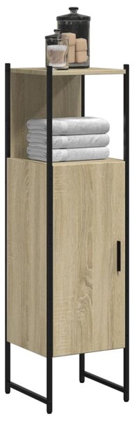 Koupelnová skříňka dub sonoma 33x33x120,5 cm kompozitní dřevo