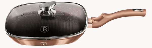 Grilovací pánev's pokličkou Metallic Line Rose Gold Edition
