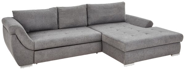 ROHOVÁ SEDAČKA, textil, šedá Carryhome - Sedací soupravy