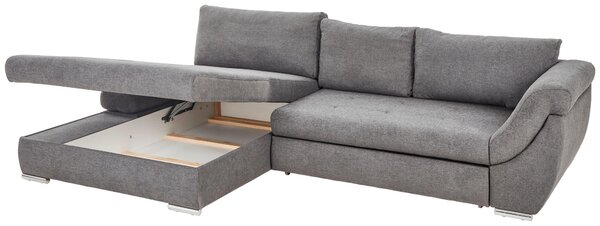 ROHOVÁ SEDAČKA, textil, šedá Carryhome - Sedací soupravy