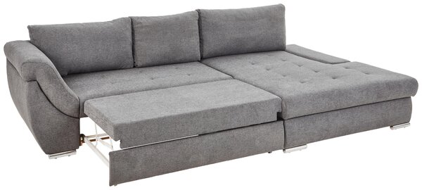 ROHOVÁ SEDAČKA, textil, šedá Carryhome - Sedací soupravy