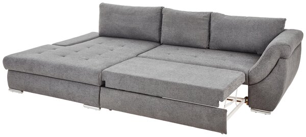 ROHOVÁ SEDAČKA, textil, šedá Carryhome - Sedací soupravy
