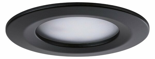 PAULMANN LED vestavné svítidlo Nova kruhové 3x6,5W teplá bílá černá/mat nevýklopné 3ks sada 944.73