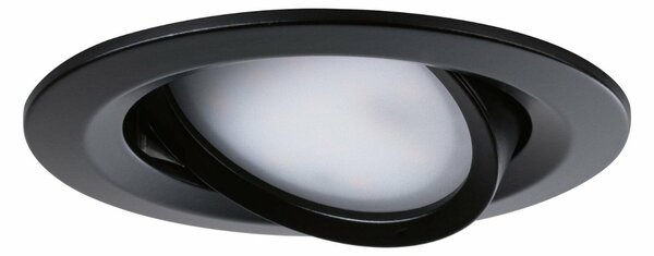 PAULMANN LED vestavné svítidlo Nova kruhové 3x6,5W teplá bílá černá/mat výklopné 3ks sada 944.71