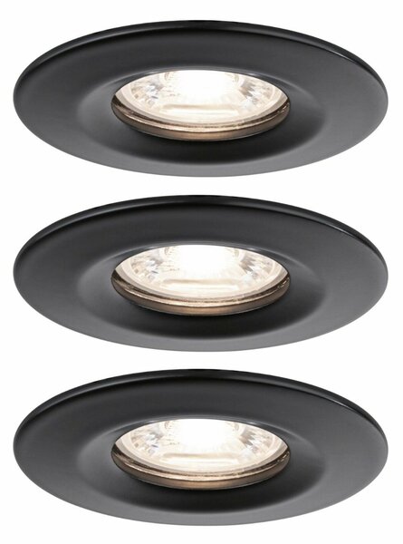 PAULMANN LED vestavné svítidlo Nova Mini Coin základní sada nevýklopné 66mm Coin 3x4W 230V 2700K